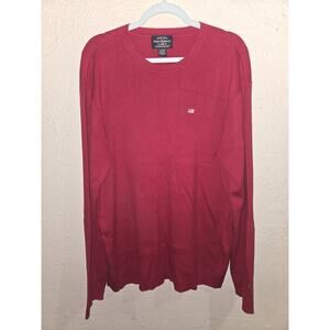 Vintage 90s Ralph Lauren Polo Jeans Co Knit Sweater, Red, Men's Size XL